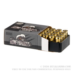 20 Rounds of .45 ACP Ammo by Black Hills - 135gr HoneyBadger