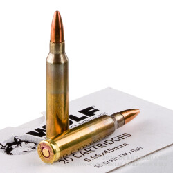 1000 Rounds of 5.56x45 Ammo by Wolf Gold - 55gr FMJ