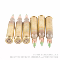 1800 Rounds of 5.56x45 Ammo by Federal Green Tip - 62gr FMJ