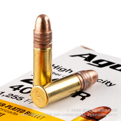 50 Rounds of .22 LR Ammo by Aguila High Velocity - 40gr CPRN
