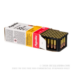 50 Rounds of .22 LR Ammo by Aguila High Velocity - 40gr CPRN
