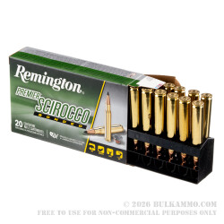 200 Rounds of 30-06 Springfield Ammo by Remington - 180gr Scirocco Bonded