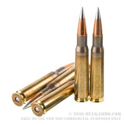 10 Rounds of .50 BMG Ammo by Hornady Match - 750gr A-Tip Match