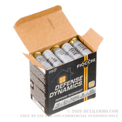 25 Rounds of 12ga Ammo by Fiocchi - #1 Buck