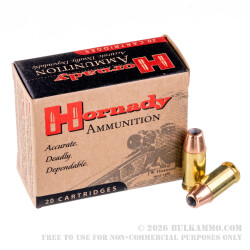 200 Rounds of .45 ACP Ammo by Hornady - 230gr JHP