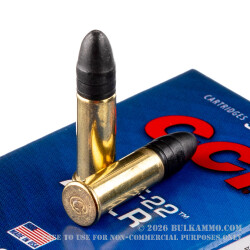 500 Rounds of .22 LR Quiet Ammo by CCI - 40gr LRN