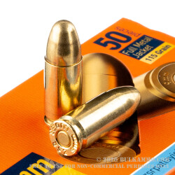 1000 Rounds of 9mm Ammo by ZSR - 115gr FMJ