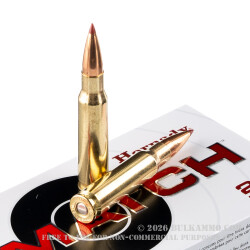20 Rounds of .308 Win Ammo by Hornady Match - 168gr ELD Match