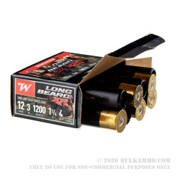 10 Rounds of 12ga Ammo by Winchester Long BeardTurkey Load - 1 3/4 ounce #4 shot