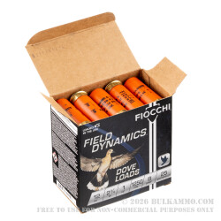 250 Rounds of 12ga Ammo by Fiocchi Game and Target - 2-3/4" 1 ounce #8 shot