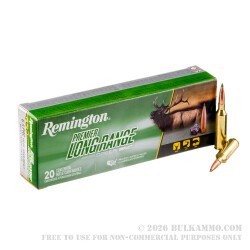 20 Rounds of 6.5 PRC Ammo by Remington Premier Long Range - 140gr Speer Impact