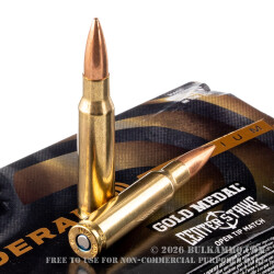 20 Rounds of .308 Win Ammo by Federal Gold Medal CenterStrike - 168gr OTM