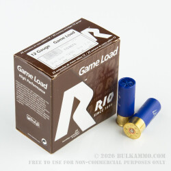 250 Rounds of 12ga Ammo by Rio - 1-1/4 ounce #7-1/2 shot 250 Rounds of 12ga Ammo by Rio - 1-1/4 ounce #7-1/2 shot