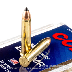 2000 Rounds of .22 WMR Ammo by CCI - 30gr V-MAX