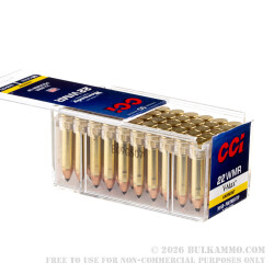 2000 Rounds of .22 WMR Ammo by CCI - 30gr V-MAX