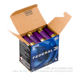 250 Rounds of 16ga Ammo by Federal - 1 ounce #7 1/2 shot
