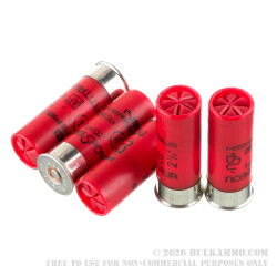 25 Rounds of 12ga Ammo by NobelSport High Brass Field - 1 1/4 ounce #4 shot