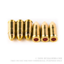 50 Rounds of 9mm Ammo by Sellier & Bellot Non-Toxic - 115gr TMJ 50 Rounds of 9mm Ammo by Sellier & Bellot Non-Toxic - 115gr TMJ