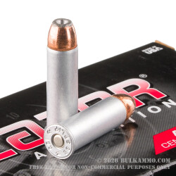 50 Rounds of .38 Spl +P Ammo by CCI - 125gr JHP