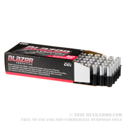 50 Rounds of .38 Spl +P Ammo by CCI - 125gr JHP