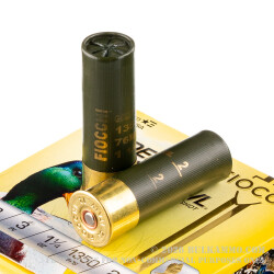 25 Rounds of 12ga Ammo by Fiocchi - 3" 1 1/4 ounce #2 Steel Shot