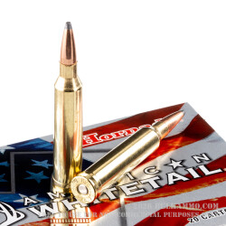 20 Rounds of 7mm Rem Mag Ammo by Hornady American Whitetail- 139gr SP