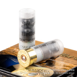 250 Rounds of 12ga Ammo by Sellier & Bellot - 1 1/8 ounce #1 Buck