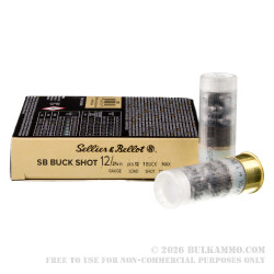 250 Rounds of 12ga Ammo by Sellier & Bellot - #1 Buck