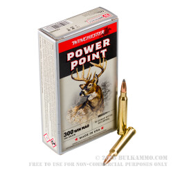 20 Rounds of .300 Win Mag Ammo by Winchester Super-X - 180gr PP