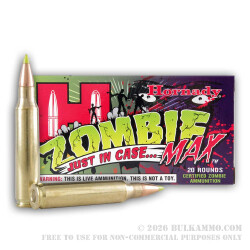 200 Rounds of .223 Ammo by Hornady - 55gr Zombie Z-Max 200 Rounds of .223 Ammo by Hornady - 55gr Zombie Z-Max