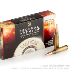 200 Rounds of .308 Win Ammo by Federal Premium Tactical Tru - 125gr OTM
