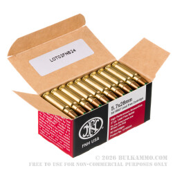 50 Rounds of 5.7x28 mm Ammo by FN Herstal - 27gr Lead Free JHP