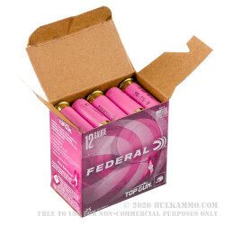 250 Rounds of 12ga Pink Hull Ammo by Federal - 1 1/8 ounce #8 shot