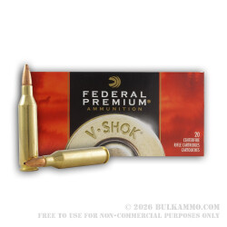 20 Rounds of .243 Win Ammo by Federal Sierra GameKing - 85gr HPBT