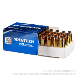20 Rounds of .500 S&W Mag Ammo by Magtech - 400gr SJSP