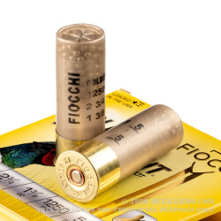 250 Rounds of 12ga Ammo by Fiocchi Golden Pheasant - 1 3/8 ounce #5 nickel plated lead shot