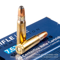 20 Rounds of 7.62x39mm Ammo by Prvi Partizan - 123gr SP