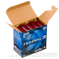 250 Rounds of 12ga Ammo by Federal Top Gun - 1 ounce #8 shot