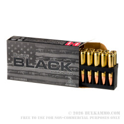 200 Rounds of .300 AAC Blackout Ammo by Hornady BLACK - 110gr V-MAX