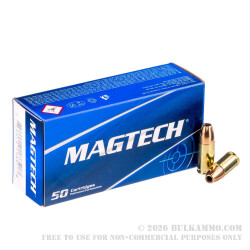 1000 Rounds of 9mm Ammo by Magtech Subsonic - 147gr JHP