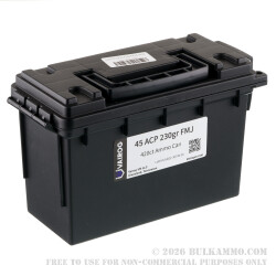 420 Rounds of .45 ACP Ammo in Field Box by Vairog - 230gr FMJ 420 Rounds of .45 ACP Ammo in Field Box by Vairog - 230gr FMJ