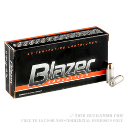 50 Rounds of .40 S&W Ammo by CCI - 180gr FMJ