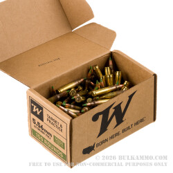 5.56x45 - 62 Grain FMJ M855 - Winchester - 600 Rounds