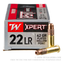 2000 Rounds of .22 LR Ammo by Winchester Xpert - 42gr CPHP