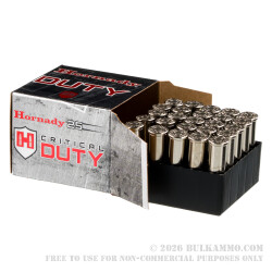 250 Rounds of .357 Mag Ammo by Hornady Critical Duty - 135gr JHP