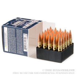 25 Rounds of 300 AAC Blackout Ammo by Fiocchi - 220gr HPBT MatchKing