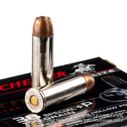 200 Rounds of .38 Spl +P Ammo by Winchester Defender - 130gr JHP