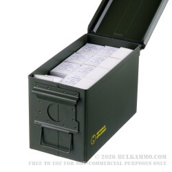 1000 Rounds of 5.56x45 Ammo in Ammo Can by Igman - 62gr FMJ M855