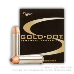 20 Rounds of .327 Federal Mag Ammo by Speer - 115gr JHP 20 Rounds of .327 Federal Mag Ammo by Speer - 115gr JHP