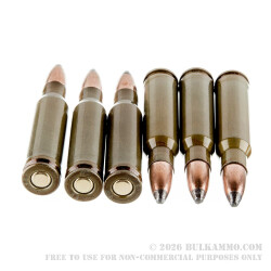 500  Rounds of .308 Win Ammo by Brown Bear - 140gr SP
